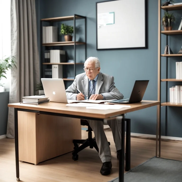 Team members collaborating on a senior client's legal case